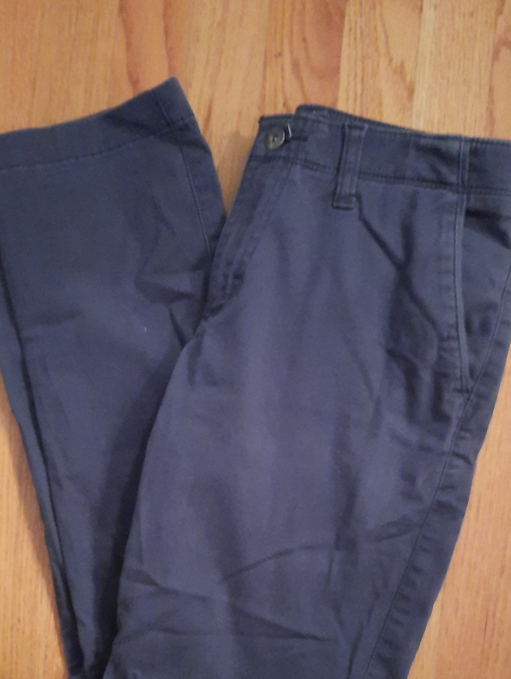 Lee 16 X-Treme Comfort Classic boy Navy Chino Pants Size 16 Regular Cotton Blue